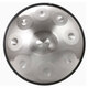 White Dragon Roar Handpan Hand D D Percusión menor Inicial para principiantes Profesional D 9 Tono 10 Tono 12 Tono Silver 10 Tono [Modelo avanzado]