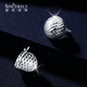 Shengshi Qiyuan platinum earrings pt950 genuine platinum ear hook earrings ear buckle platinum earrings pine cone earrings for women 5.9-6.2g (pair)
