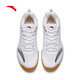 ANTA Aurora Table Tennis Shoes丨Sports Shoes Women's Badminton Shoes 2025 Winter New Training Shoes Pure White/Basic Black-1 38.5