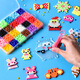 Zhiku Wasser Nebel Magie Perle Nacht Perle Spielzeug Magische Perlen glühende handgefertigte DIY -Kinder -Set -Material -Set Neue Mädchen 15 Farben 1500 Körner + 6 Farben 600 Körner Kristallperlen + [Set