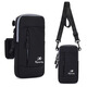 Eagle Lang lightweight running mobile phone arm bag unisex black waterproof arm arm bag wrist bag sports equipment arm bag