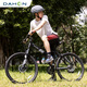 Dahon 26 pulgadas Brazo de disco de 27 velocidades Plegable bicicleta de montaña para hombres y mujeres adultos en bicicleta XAA673M Matt Black 26 pulgadas 26 pulgadas
