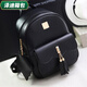 Yunluo new backpack for women Korean version of pu women's bag backpack for women fashion casual women's bag simple versatile schoolbag 1047-Black
