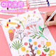 Sweet Spot Wind Moulin à vent DIY Small Matière de vent Graffiti Graffiti Rotating Kindergarten Handheld Outdoor Wind Moulin