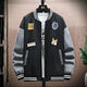 Chang Luzhu Chunqiu Veste pour hommes Trendy Korean Style Baseball Veste de baseball décontracté Studeage adolescent pour hommes 702 blanc [Spring and Automne Style] L Recommandé 90 Jin [Jin est égal à 0,5 kg]