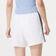 阿迪达斯 （adidas）女子夏季运动套装 跑步健身训练服潮流时尚针织舒适透气休闲衣裤 棉/氨纶 白色短裤 XL