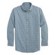 Vineyard vines boys stretch flannel plaid shirt, Larkspur Larkspur Medium