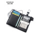 Oufankadi 2025 Nouveau sac clé en cuir sac masculin clés de carle de voitures de cartes de rangement de chaîne de clés artefacts de cartes féminines deux en un noir
