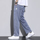 Benny Road Offizielle Website Offizielle Schiffsgeschäfte Flaggschiff Sommer-Zughose Männer gerade losen Boden trendy Brandbrand-Hose 1048 Hellblau + 1048 Gray [2 Packs] 2XL-Code