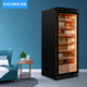 Meijing (raching) C330A Solid Wood Constant Temperature and Humidity Humidor Cabinet Precise Temperature Control and Humidity Control Humidifier Real Air-cooled Frost-free Home Humidor Cabinet Starry Sky Black (Canadian Cedar Wood Shelf) 330L
