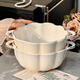 
Maishutian light luxury ceramic dish plate household dish 2025 new steamed fish plate tableware and dish set underglaze colored gold-painted bowl 2 packs 13795 inches glaze