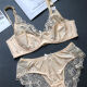 
Shan Nanwei [2694 people] European and American sponge-free sexy 200Jin [Jin equals 0.5 kg] Large size bra set, gather fat MM, brick red single piece bra 75D