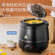 Vnash electronic warm soup cooker buffet stove commercial insulated bucket soup pot warm porridge bucket pot electric heating soup stove 10L large mouth black soup cooker/with soup spoon