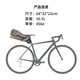 
Germany ORTLIEB Waterproof Mountain Highway Gravel Bike Large Tail Bag Travel Bike Saddle Bag Dark Gray 16.5L [F9905]