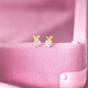 Saturday Fortune (ZLF) S925 silver chalcedony earrings for girls, cute rabbit earrings, a birthday gift for girlfriend, a pair of earrings