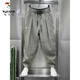 
Woodpecker (TUCANO) 2024 summer new cotton and linen breathable drooping casual pants for men's trendy loose pleated Harem radish pants Black 4XL Recommended 190-210Jin [Jin equals 0.5 kg]