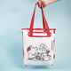 BEIFA Beifa x Inhumane Nezha Aolie canvas bag canvas bag transparent card storage bag three heads and six arms-Nezha