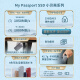 西部数据(WD)1TB NVMe 移动固态硬盘（PSSD）My Passport随行SSD type-c接口 1050MB/s 手机直连笔记本两用