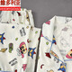 Victoria's style cute cartoon Crayon Shin-chan pajamas for men and women spring autumn summer cloud cotton couple wear long-sleeved home clothes two-piece set for one man and one woman long-sleeved cardigan trousers XL recommended 120-140 Jin Jin equals 0.5 kg to wear