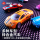 Floating children's alloy toy car set car model baby 1-3 years old puzzle sixty-one boy mini racing 60 alloy car luxury gift box give map