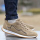 
Belle-Ta series brand broken-size men's shoes for spring 2025 new breathable light casual shoes with one foot for soft sole Forrest Gump shoes AW9902 blue cloth style one size smaller 46
