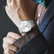 IW Swiss IW watch men's mechanical watch fully automatic imported movement luminous waterproof men's watch moon phase men's watch [upgraded enhanced version] 683 steel strip white-lifetime insurance