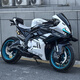 Gongma suitable for Chunfeng 675SR modified competitive windshield, fixed wind wing shark fin guard plate rear hump lower lip accessories, shark fin side guard plate, carbon fiber