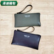 Yunluo Clutch Bag für trendy und vielseitige weiche Leder-Brieftasche von Frauen für Frauen-Mobiltelefontasche modische einfache Frauen kleine Tasche Leichtes Militärgrün Modell XYA96-31