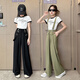 Disney Girls Everly Spring y Summer Fin 2025 NUEVAS Niñas Grandes Grandes hijos Summer Girls Summer Black Children's Pants Negro 160