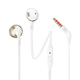JBL T205 semi-in-ear headphones TUNE205 headphones wired sports headphones Universal for Apple and Android systems Double 11 shopping recommendations Champagne gold