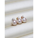 DR-FLVVS single pearl pendant without chain. Princess style pearl pendant with strong light comparable to akoya18K 18K white warm pink freshwater pearl without chain 9.6-10mm