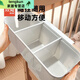Crib Side Storage Hanging Korb Windel Windel Aufbewahrungsbeutel Kopf Hängebeutel Bett Zaun Partition Aufbewahrungsbox grau [Parallel einstellbar]