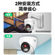 Hikvision Hikvision-Kamera-Überwachung Set 6-Wege 4 Millionen Innen- und Außen-Full-Farb-Nacht-Poe-Network-Kabel-Mobiltelefon-Remote-Festplatten-freie K34HV2-LT.