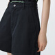 JNBY [Same Model in Shopping Mall] 25 Summer New Shorts Women's Loose Wide Legs 5P5E12190 001/This Black M