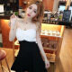 蝶霓斯夜店2025新款女装气质露背蓬蓬裙主播服收腰显瘦百搭抹胸连衣裙潮 DXH719-8437#粉红色 均码