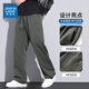 真维斯（Jeanswest）美式高街工装休闲裤男春夏季新款潮流宽松百搭垂感直筒男装长裤子 军绿色9856 XL 【建议130-150斤】