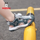 Babudou boys and girls rotate buttons toe sandals in summer new beach shoes breathable boys lightweight children's shoes blue K983 37 size 23.7cm