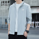 JEEP SPIRIT Jeep sun protection clothes men's ice silk summer anti-UV jacket thin outdoor fishing high-end skin clothing