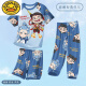 G.DUCKKIDS儿童睡衣小男孩莫代尔薄款夏季男童中大童三件套家居服哪吒春夏天 1M--ST-12353 170 16码(140-150)cm