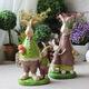 
Creative old cute rabbit resin crafts desktop cafe shop living room home decoration ornaments A7-15920