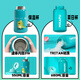 Mikapu Mikapu Huella dactilar Desbloquea la Copa de Agua de la Copa de Verano para la Escuela para Mujeres 2025 NUEVA CUPA AGUA Smart Emerald 680ml [Material tritano maternal y infantil]