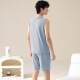 PALANDO PAJAMAS POUR HOMMES POUR SUMBRE CORTON PURS COPE SEPLEST SHORTS LA TAILLE DE LA LA LA LA LA LA LA LA LA LA LA MAISON DES VENDEMENTS SUMBRÉE MENSELLEMENT 13657 [Coton pur, adapté à la peau et respirante] L [suggéré pour 100-120 Jin [Jin est égal à 0,5 kg] usure]