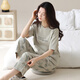 
Modal Cotton Women's Pajamas Set Summer Cotton Short Sleeve Cartoon Trousers Korean Style Home Clothing Can Be Outdoor for Summer Y9719 M (Suggested 75-95Jin [Jin equals 0.5 kg])