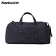 Hanke travel bag men's sports gym bag large capacity 31 liter graphite black handbag boarding storage bag outdoor luggage bag
