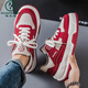 
Woodpecker men's shoes 2025 new summer breathable men's versatile casual white shoes for young people's thick sole trendy sports shoes 9910 white 42