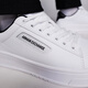Armani / AX Men pour hommes à la mode et polyvalente Chaussures blanches à haut niveau xux203 xv805 White K681; 42.5