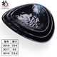 
Melamine tableware Japanese hot pot side dishes bowl Sashimi slant vegetable bowl Commercial plastic snack Cold salad bowl Blue diamond 9277