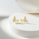 Saturday Fortune (ZLF) S925 Silver Stud Earrings Women's Bow Butterflies Fashion Earrings for Girlfriend's Birthday Gift A Pair of Studs