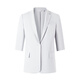 Navikel Italian dinghy women's mid-sleeve suit casual single suit commuter blazer 2311805501 Gray L