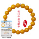 Her Generations Natural Beeswax Bracelet Amber Chicken Fat Yellow Full Honey Single Circle Buddha Bead Bracelet Birthday 10-10.5MM (866549)